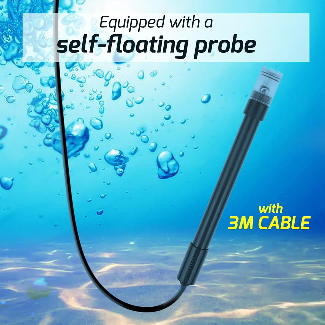 Digital Aufgelöst Sauerstoff Stifttyp Lang Kabel DO Meter ATC Wasser Qualität Prüfer mit Selbst Schw