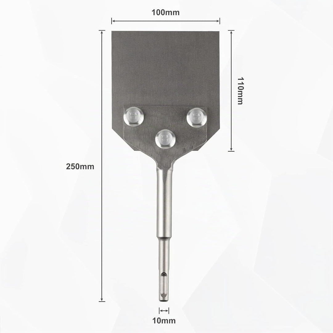 CPROSP SDS-Plus Spachtelmeissel Meissel 250x100mm, zum Abtragen von Bodenbelägen und Beschichtungen
