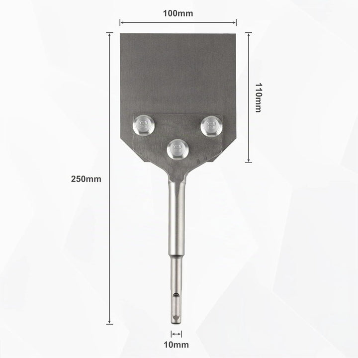 CPROSP SDS-Plus Spachtelmeissel Meissel 250x100mm, zum Abtragen von Bodenbelägen und Beschichtungen