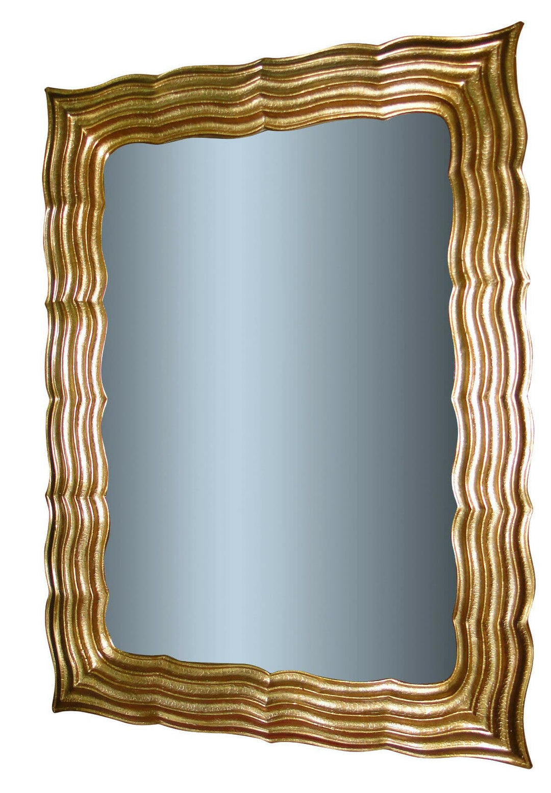 Wandspiegel 105 x 85 Barock Mirror Spiegel Gross Prunk Rokoko Spiegel Gold Antik Bad Spiegel