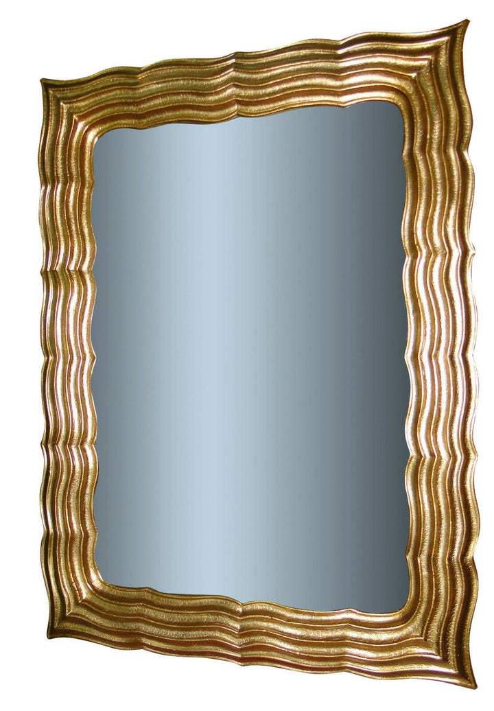 Wandspiegel 105 x 85 Barock Mirror Spiegel Gross Prunk Rokoko Spiegel Gold Antik Bad Spiegel