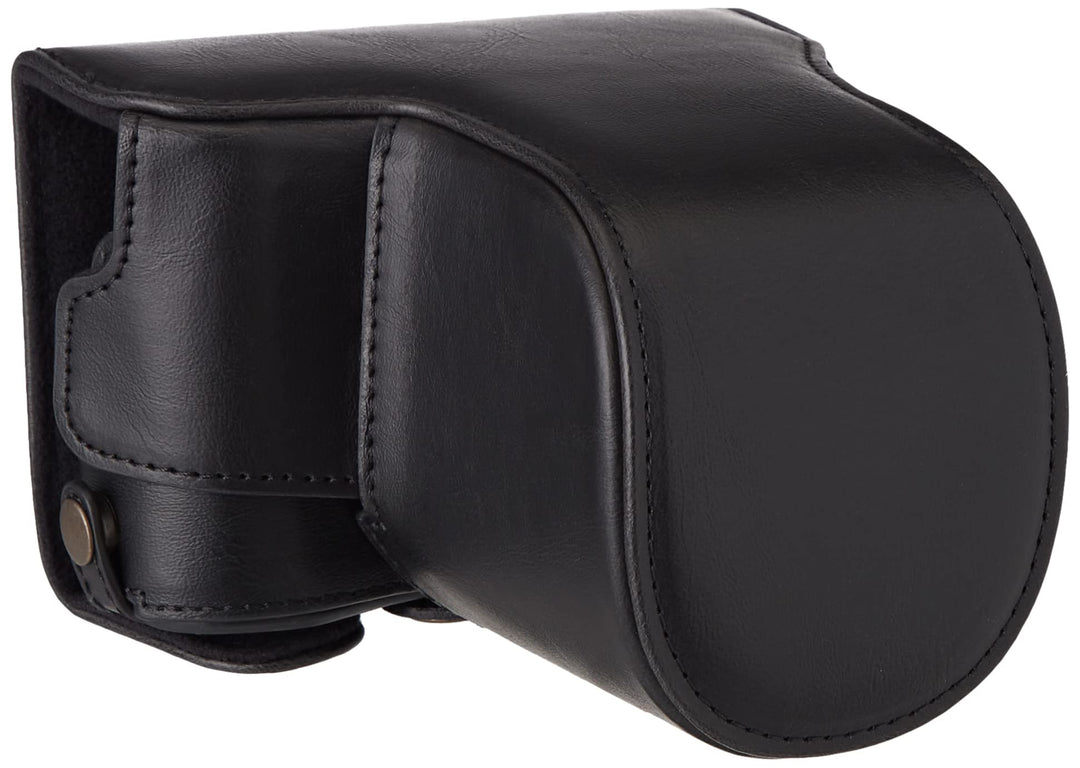 MegaGear MG1451 Olympus PEN E-PL9 (14-42mm) Ever Ready Leder Kamera-Case mit Trageriemen - Black Sch