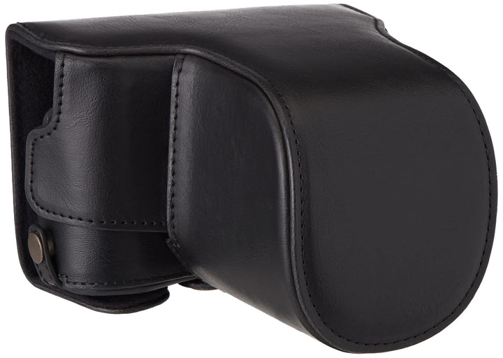 MegaGear MG1451 Olympus PEN E-PL9 (14-42mm) Ever Ready Leder Kamera-Case mit Trageriemen - Black Sch