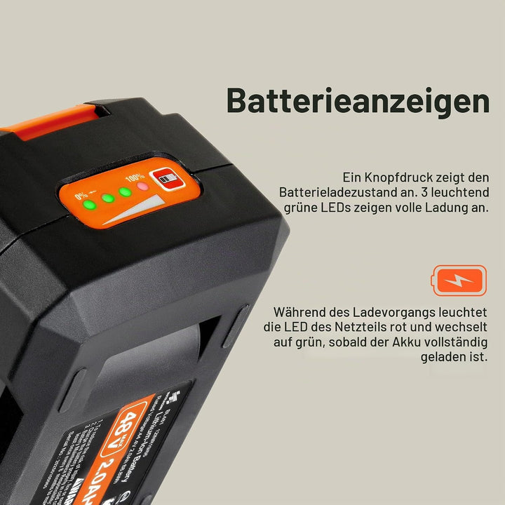 SuperHandy Lithium-Ionen-Akkumulator Pro Super Duty 48V DC 2Ah 88,8 Wattstunden (Akkumulator für den