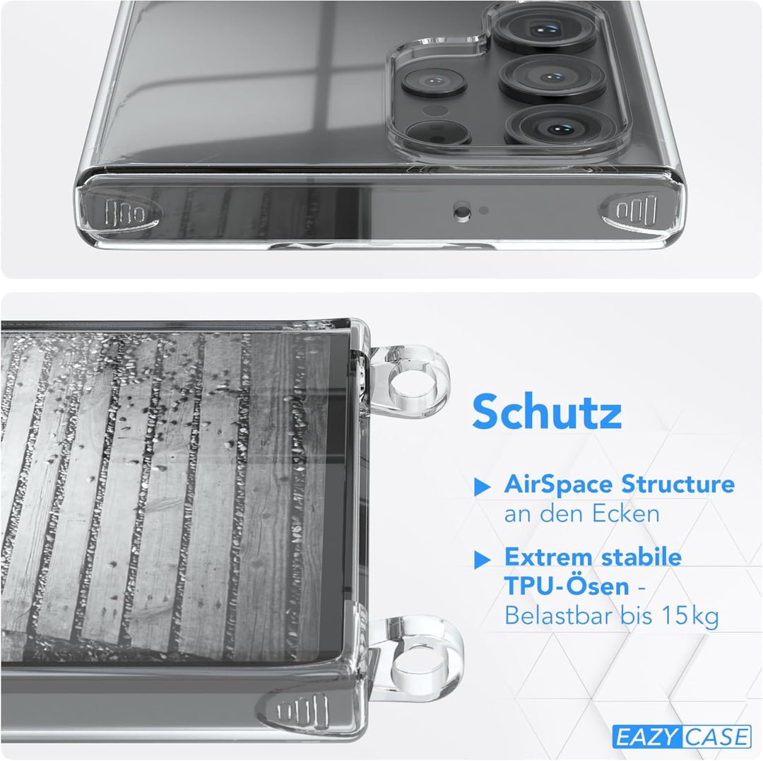 EAZY CASE - Handykette kompatibel mit Samsung Galaxy S23 Ultra Kette zum Umhängen für Samsung Galaxy