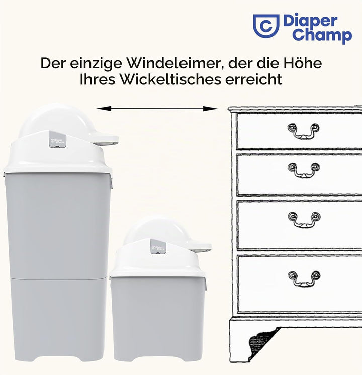 DiaperChamp 2108 Diaperpail, Windeleimer, rosa