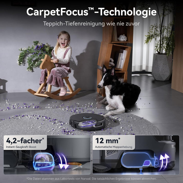NARWAL Flow 2 Saug- und Wischroboter mit All-in-One-Station, FlowWash-Wischsystem mit 60 °C Heisswas