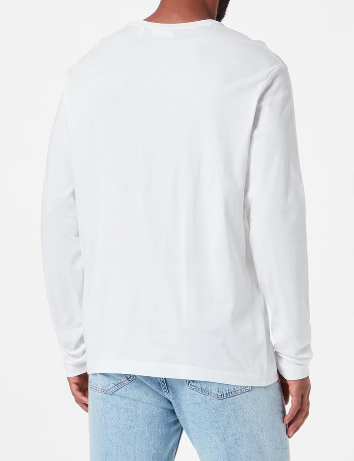GANT Herren Reg Shield Ls T-Shirt S Eggshell, S Eggshell