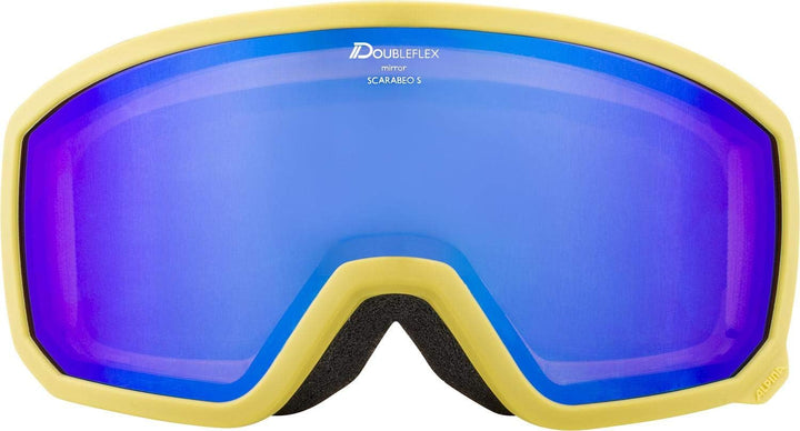 ALPINA SCARABEO S Q-LITE - Verspiegelte, Kontrastverstärkende OTG Skibrille Mit 100% UV-Schutz Für E