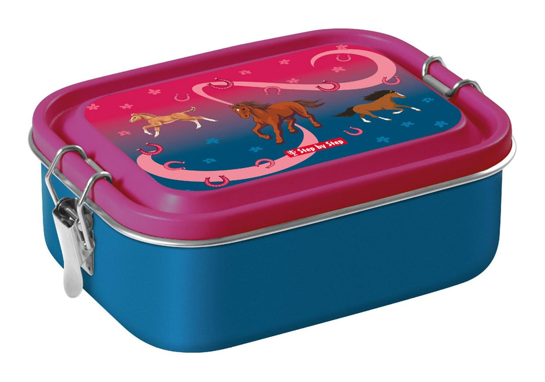 Step by Step Lunchbox Stainless Steel Wild Horse blau