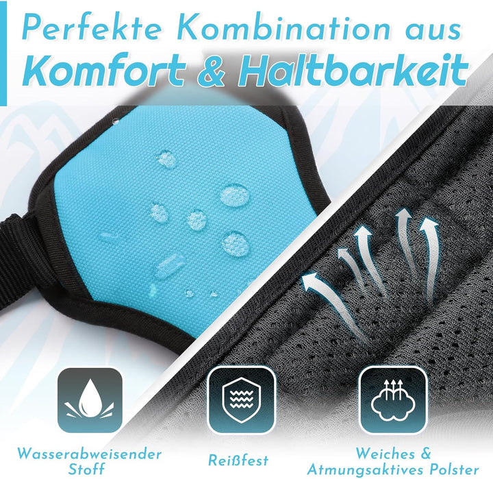 Eagloo Hundegeschirr mittelgrosse Hunde, Anti Zug Hundegeschirr mit Reflexstreifen und Kontrolle, Ve