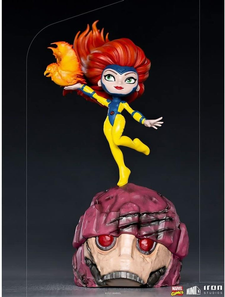 Iron Studios 79343 X-Men Jean Grey Minico statuen, Mehrfarbig, Standard, Standard