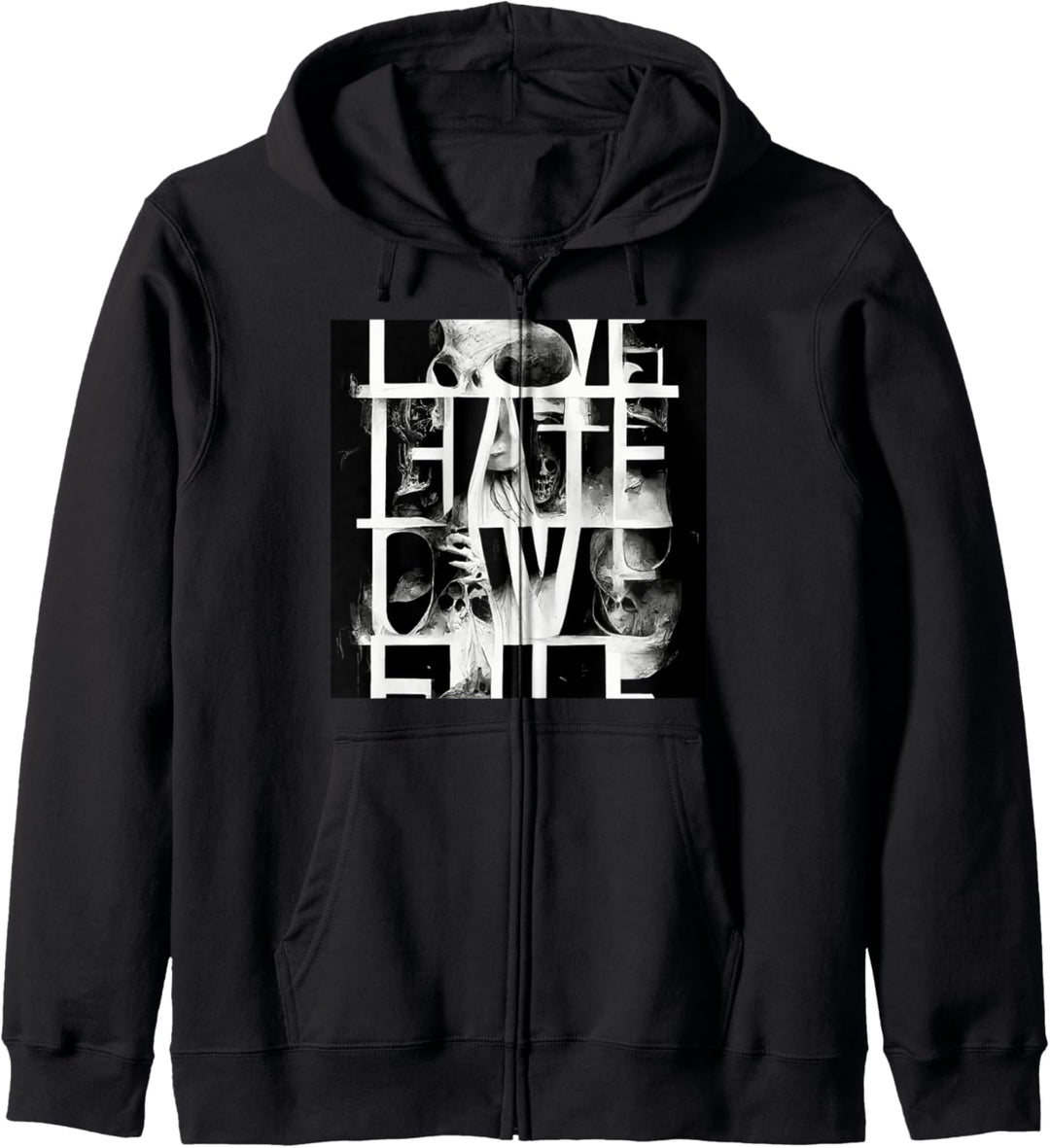 Hate Love Kapuzenjacke