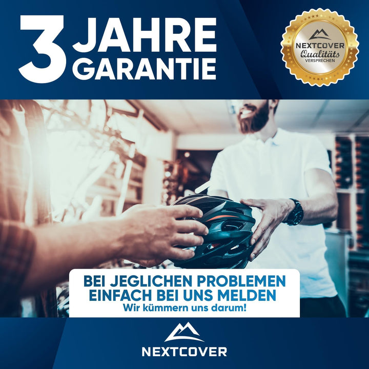 NEXTCOVER® Fahrradlicht Set mit [LightSense] Sensor &amp; 11h Akkulaufzeit I USB aufladbar &amp; wasserdicht