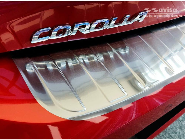 Avisa Edelstahl Heckstossstangenschutz kompatibel mit Toyota Corolla XII HB 2019- (inkl. GR-Sport) '