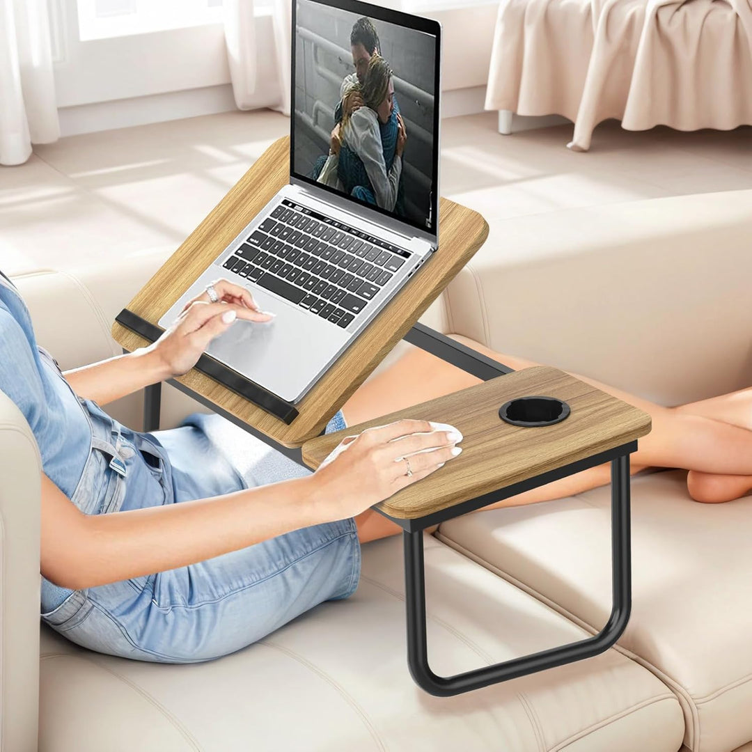 Huracan Laptoptisch Betttablett Klappbar, Tragbares Laptop Tisch für Bett, Lapdesk mit Schublade und