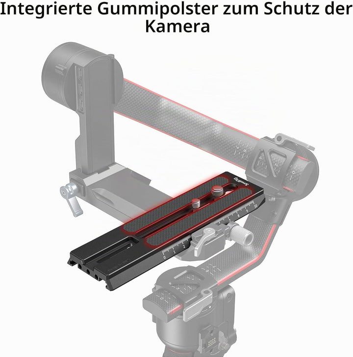 SMALLRIG RS2 RS3 RS3 Pro Extended Quick Release Plate erweiterte Schnellwechselplatte für DJI RS 2 /