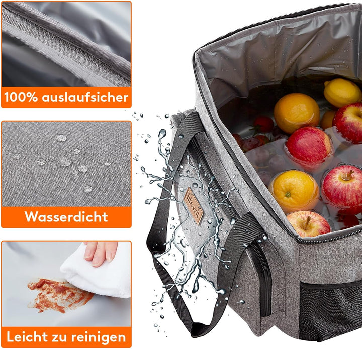 Lifewit 25L Kühltasche Gross Thermotasche Cooler Bag Einkaufstasche Kühlbox Thermo Tasche Lunchtasch