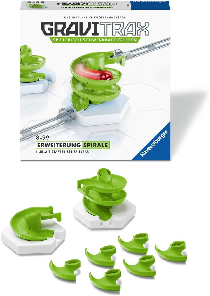 Ravensburger GraviTrax Kugelbahn - Erweiterung Action-Stein Spirale 26811, für Kinder ab 8 Jahren un