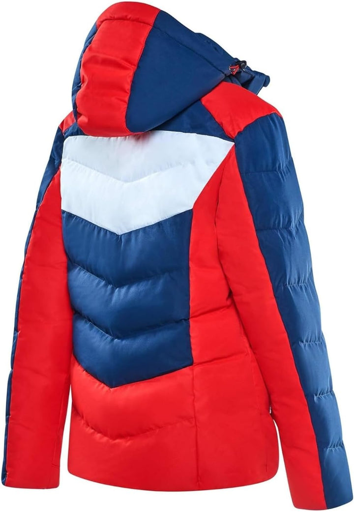 Black Crevice Damen Damen Skijacke Damen Skijacke 44 blau/rot/weiss, 44 blau/rot/weiss