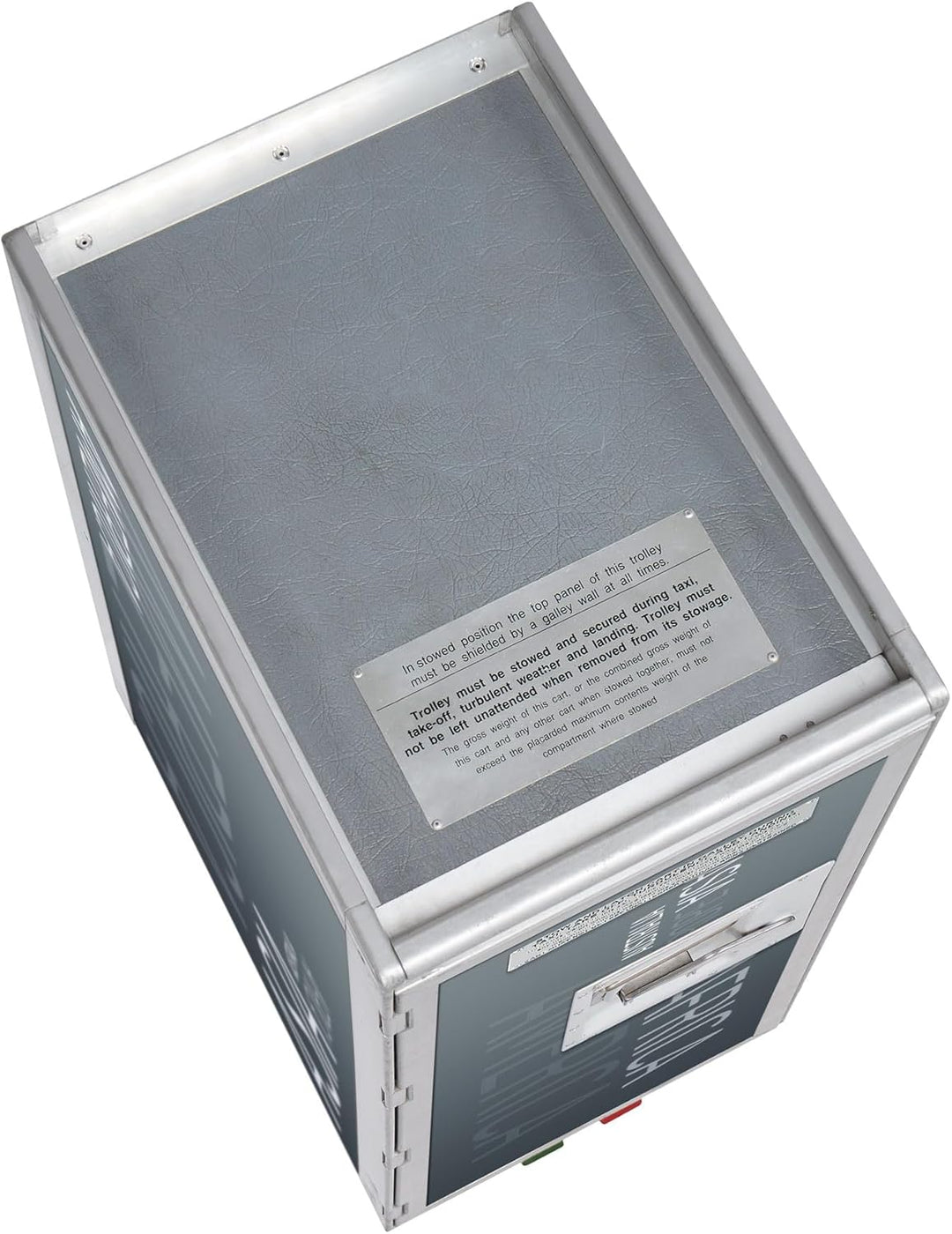 VanDeBord Flugzeugtrolley Kontinente Farbe Kontinente Anthrazit, Rollen Original Rollen, Tür Origina