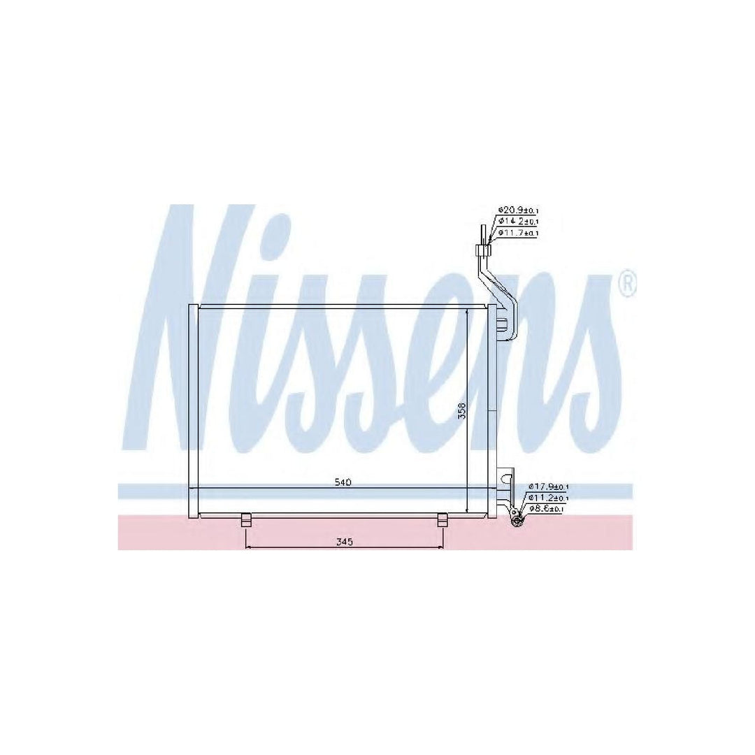 NISSENS 940107 Kondensator, Klimaanlage