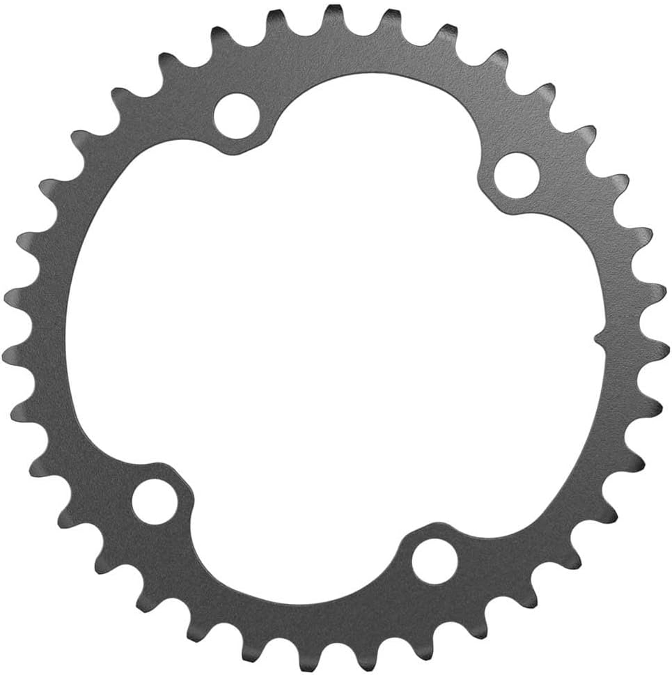 Sram Unisex – Erwachsene Road Rival 107 Bcd Kettenblatt, Grau, 2x12