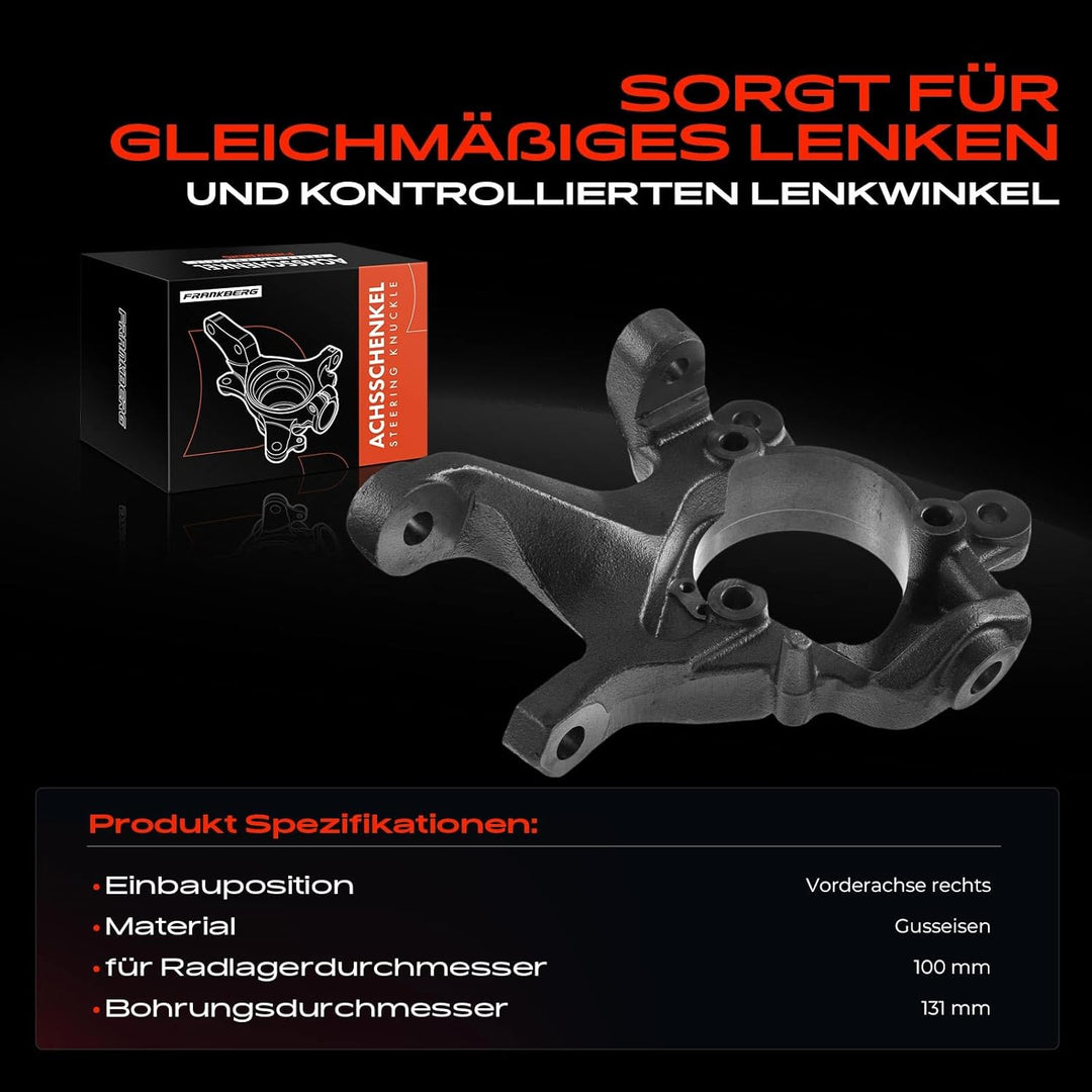 Achsschenkel Radlager Vorne Rechts für Grand Cherokee II WJ WG 1999-2004 5011976AB
