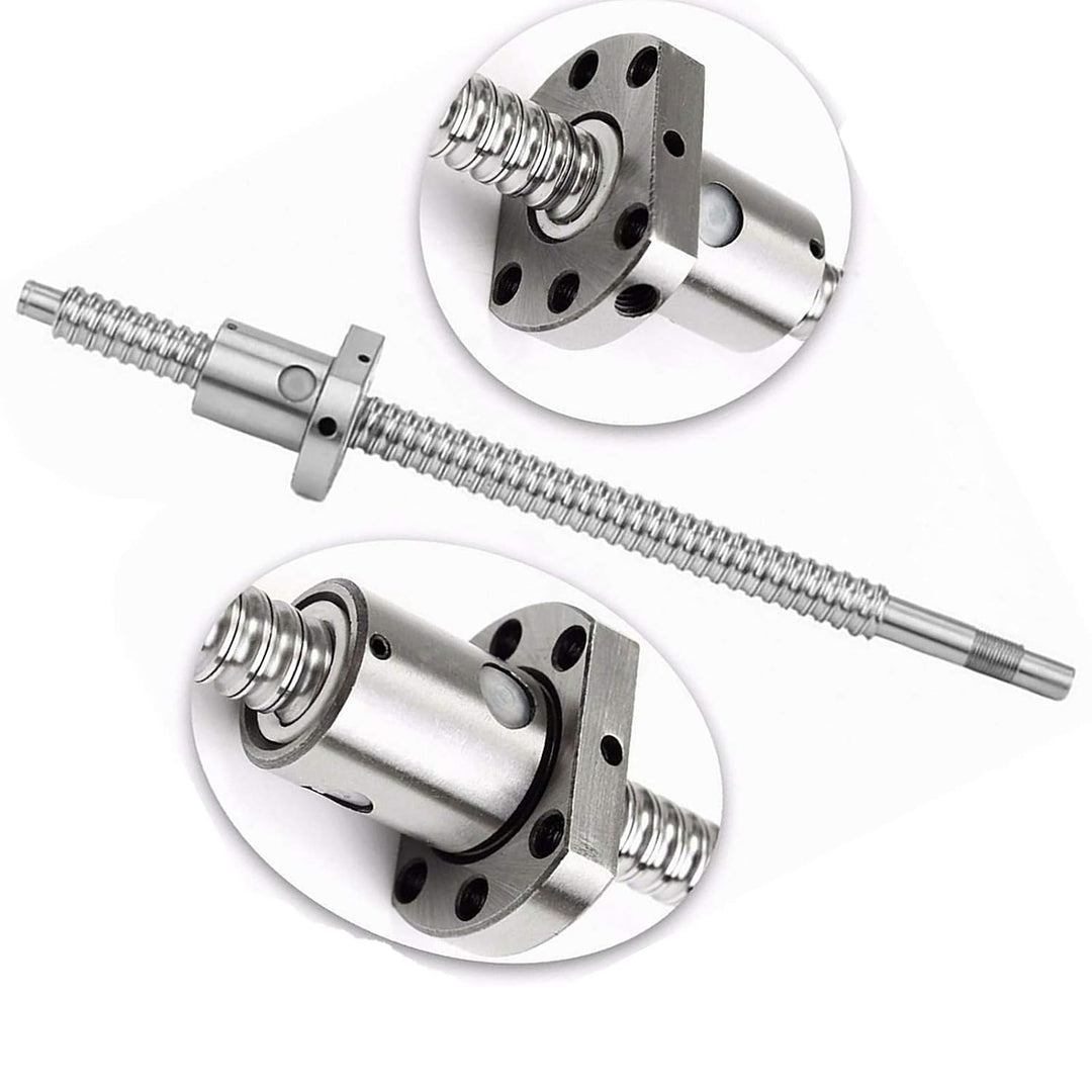 SFU1204 300mm Kugelumlaufspindel Antibacklash Kugelumlaufspindel Gewindemutter Spielfrei ohne Endstü