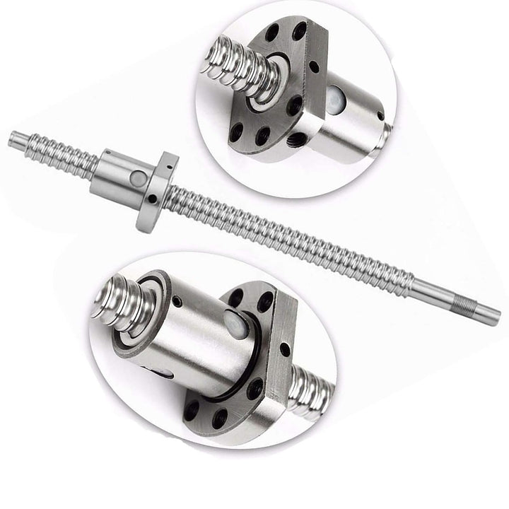 SFU1204 300mm Kugelumlaufspindel Antibacklash Kugelumlaufspindel Gewindemutter Spielfrei ohne Endstü