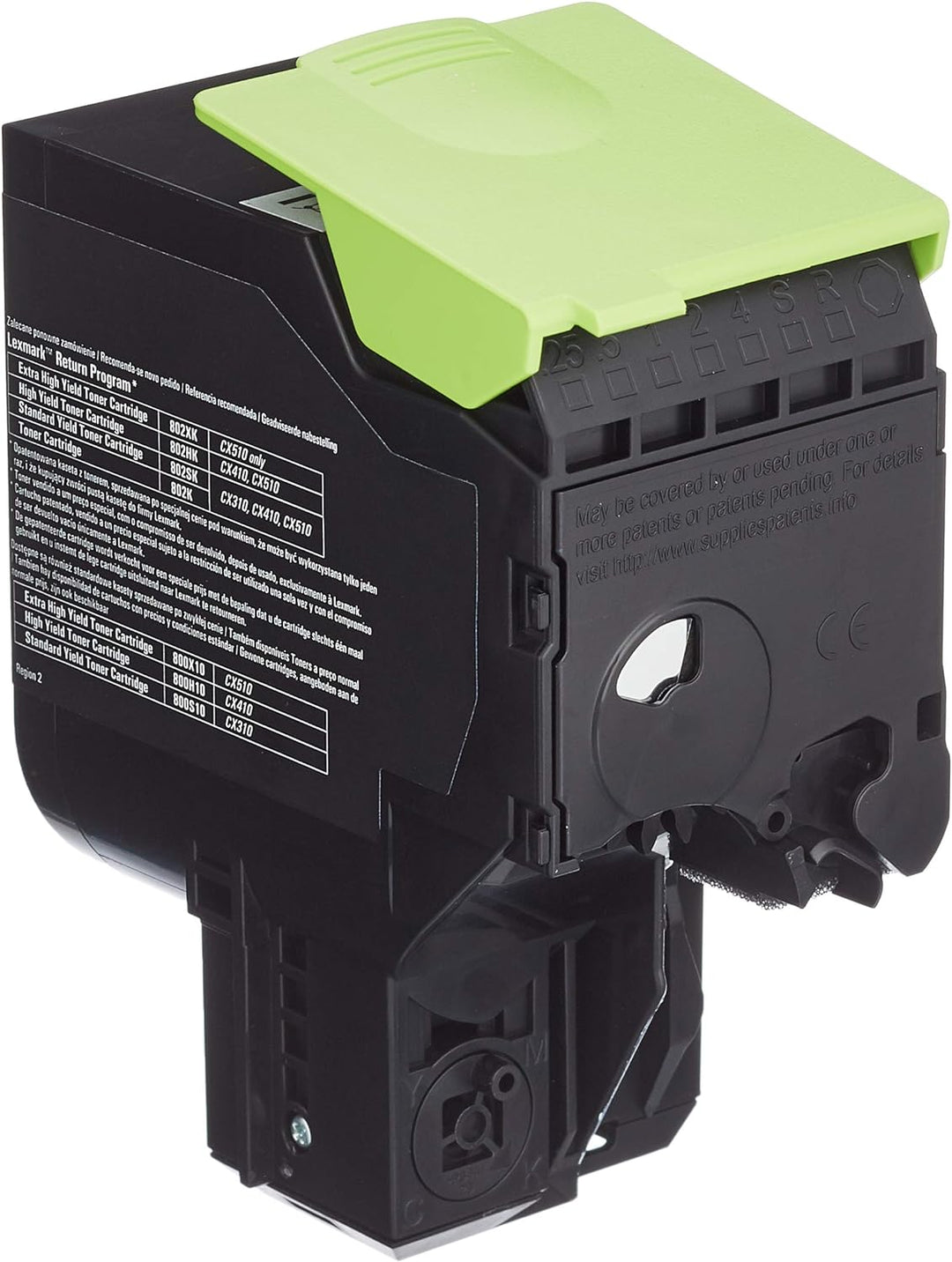 Lexmark 80C2SK0 Standard Capacity Toner Cartridge, schwarz Schwarz OneSize, Schwarz OneSize