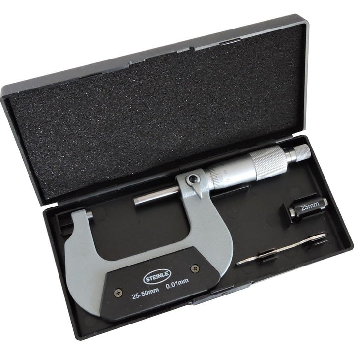STEINLE Bügelmessschraube 25-50 mm DIN 863 Typ: 2130