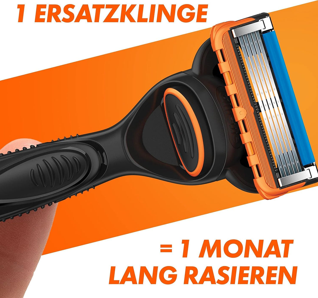 Gillette Fusion 5 Power Rasierklingen für Rasierer, 4 Ersatzklingen für Nassrasierer Herren mit 5-fa