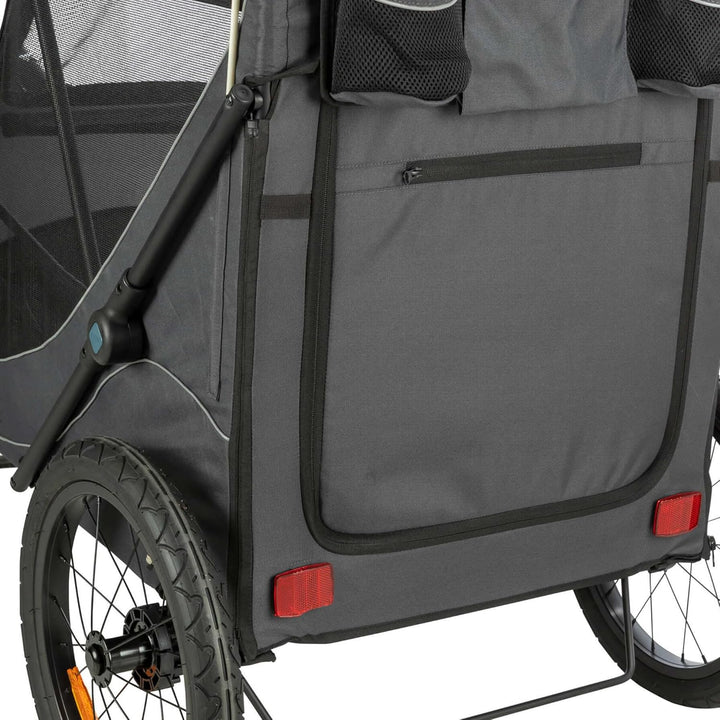 TRIXIE 12794 Fahrrad-Anhänger, Schnell-Falt-Funktion, S