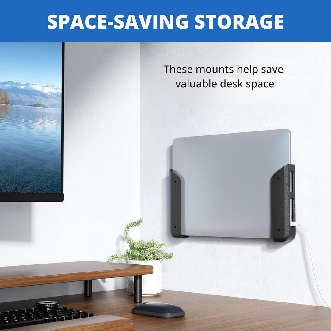 Universelle Laptop-Halterung für Wand- und Untertischmontage,Verstellbare Halterung für Geräte bis z