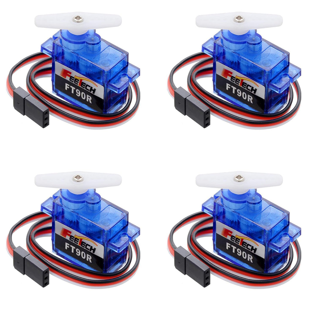 Stemedu FT90R Digital Micro Servo Motor 9G for RC Airplane Robot Helicopter Remote Control, 360 Degr