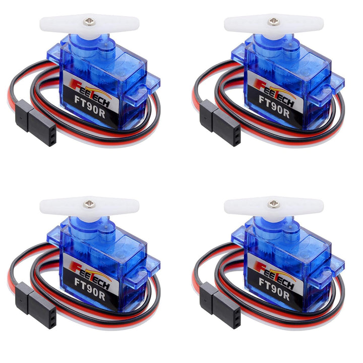 Stemedu FT90R Digital Micro Servo Motor 9G for RC Airplane Robot Helicopter Remote Control, 360 Degr