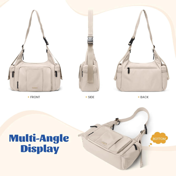 Baby Wickeltasche,Gross 14L Windeltasche für Unterwegs Diaper Bag, Wickelunterlage Multifunktions Lä