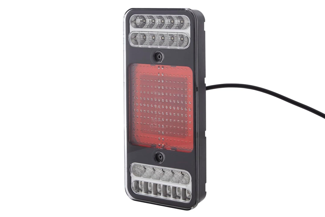 HELLA - Heckleuchte - Coluna - LED - 24V - geschraubt/Anbau - Lichtscheibenfarbe: glasklar - Kabel: