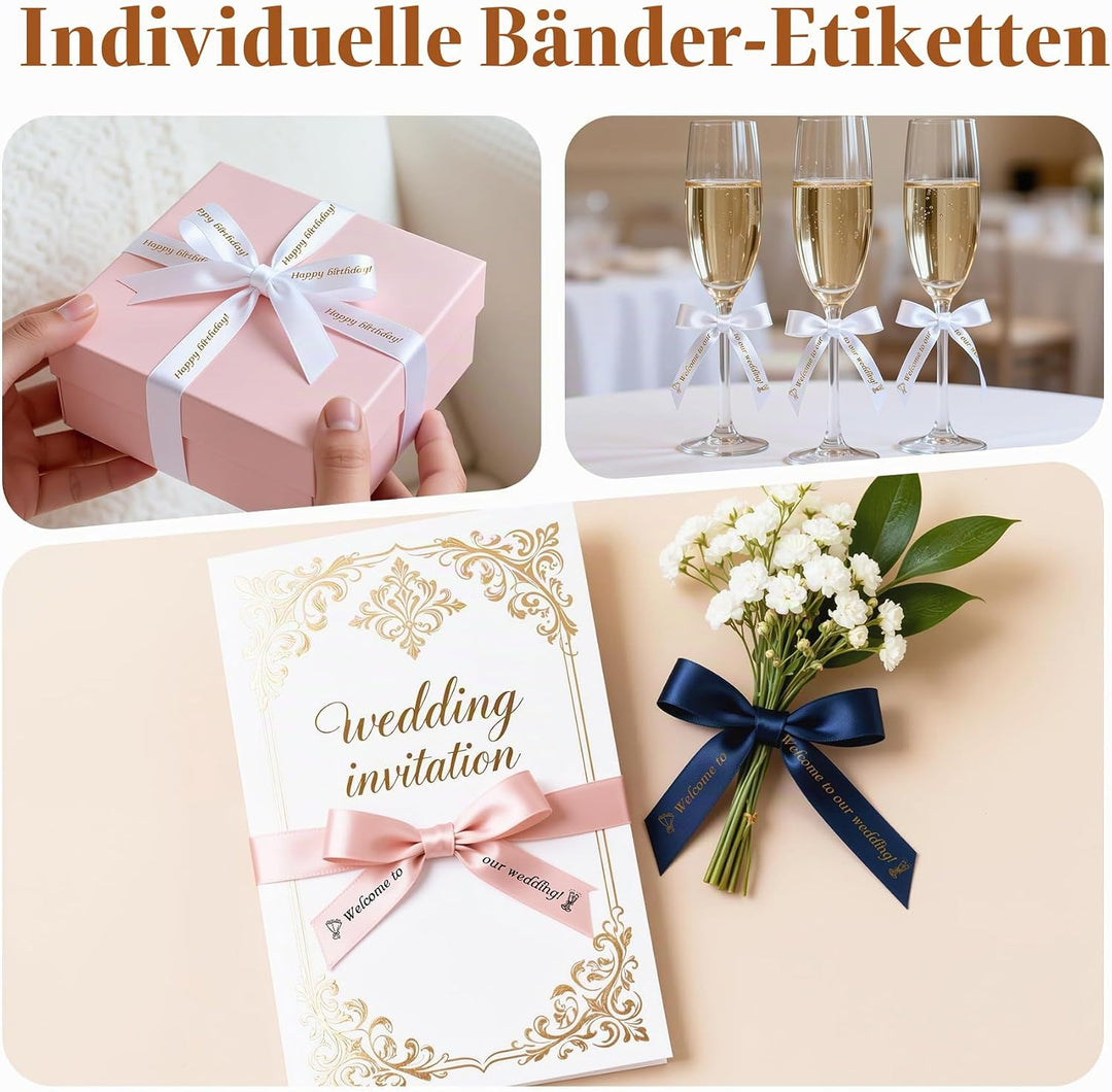 Phomemo P12 Satinband Kompatibel mit Dymo Letratag Etikettenband XR LT-100H LT-100T QX50 200B Für Ge