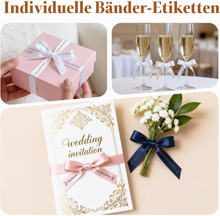 Phomemo P12 Satinband Kompatibel mit Dymo Letratag Etikettenband XR LT-100H LT-100T QX50 200B Für Ge