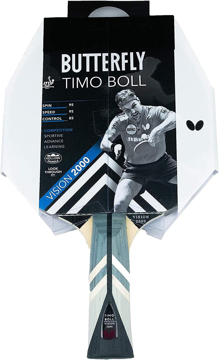 Butterfly® Timo Boll Vision 2000 Tischtennisschläger | Tischtennis Racket Bat TT Profi Wettkampfschl
