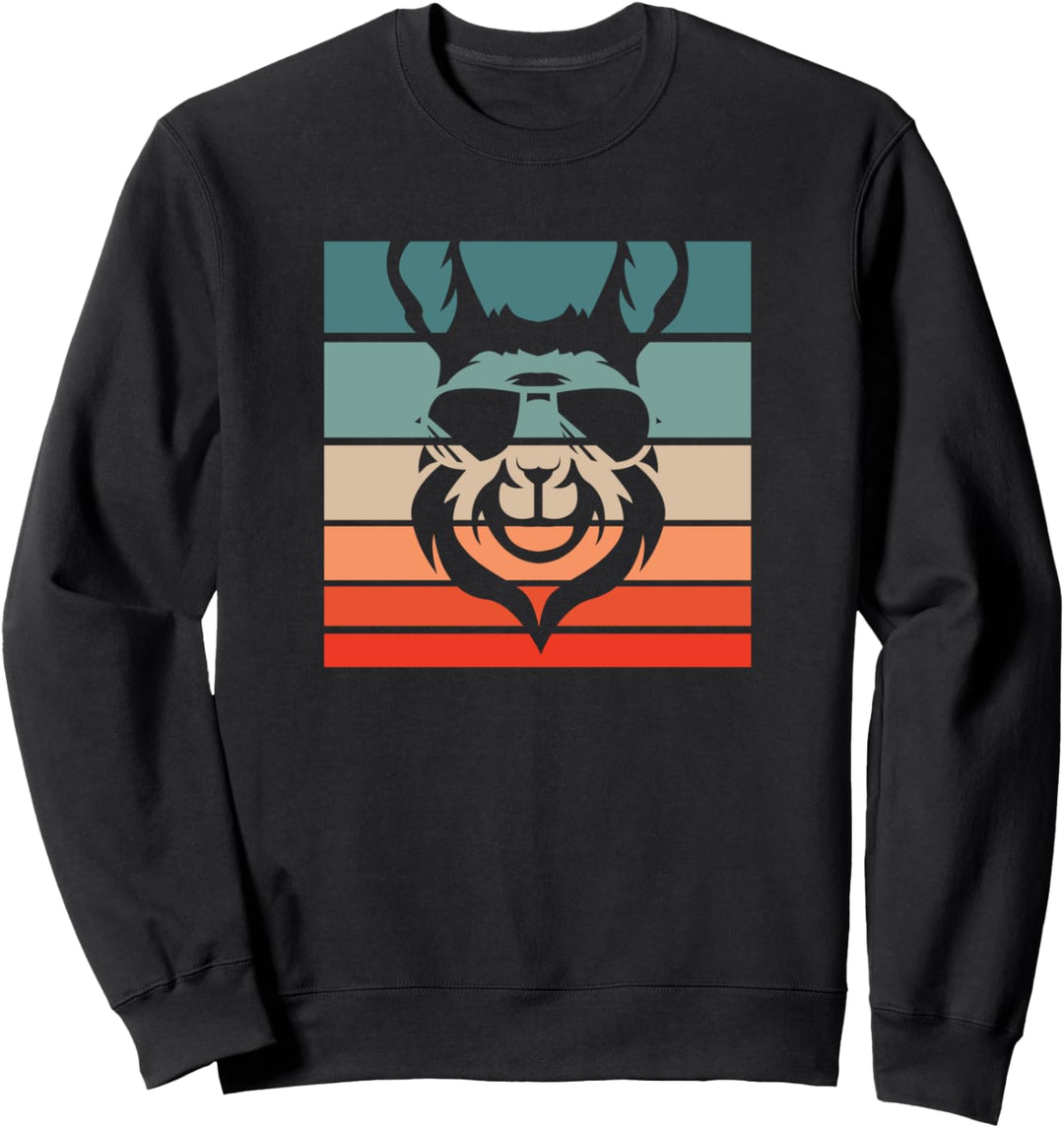 Lama Retro Style Vintage Sweatshirt