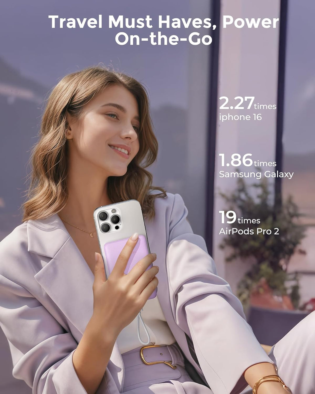 VEEKTOMX Powerbank 10000mAh Power Bank Klein Aber Stark 22.5W Mini Power Bank PD3.0 QC3.0 USB C Exte