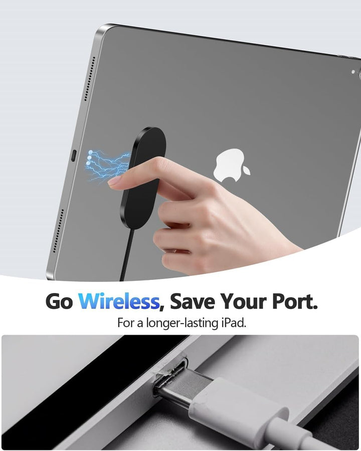 Magnetisches drahtloses Ladegerät für iPad Pro 11inch, 27W Schnelllade Smart Connector Legierung dra