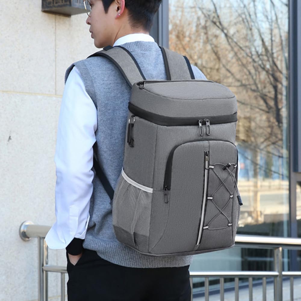 SOUUXIU ühlrucksack, Kühltasche Rucksack, Picknickrucksack,25L Leichter Camping-Rucksack für Männer