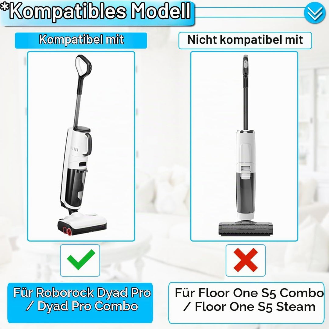 EATBALE Ersatzteile Rollenbürste Zubehör für Roborock Dyad Pro Combo/Dyad Pro Nass &amp; Trockensauger,
