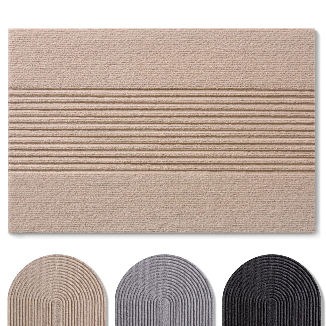 Blumtal Fussmatte 60x90 cm - rutschfeste Schmutzfangmatte - Fussabtreter mit Muster - Fussmatten Hau