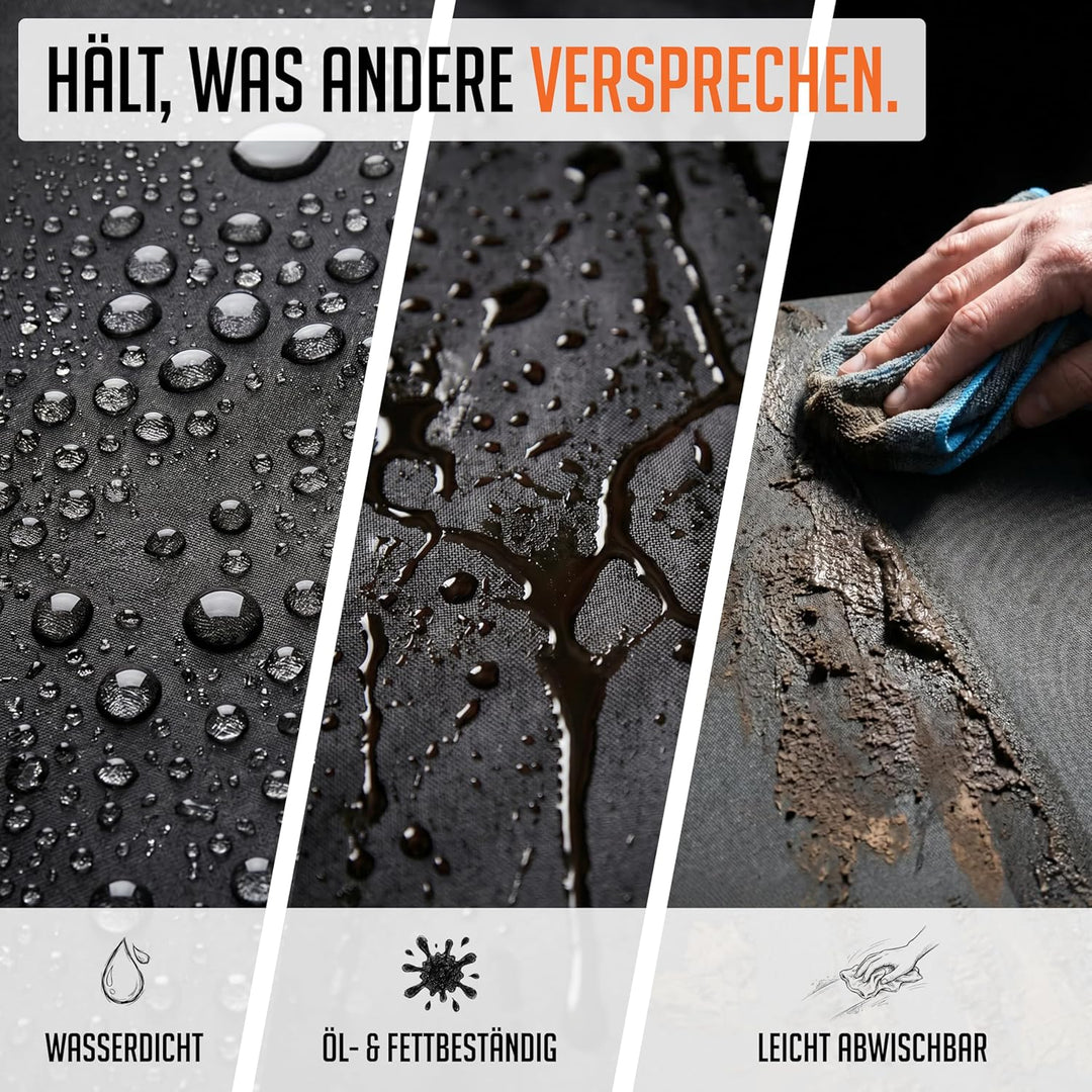 LIONSTRONG® Ladekantenschutz Kofferraum [GEPOLSTERT & WASSERDICHT] – Universelle Schutzmatte geeigne