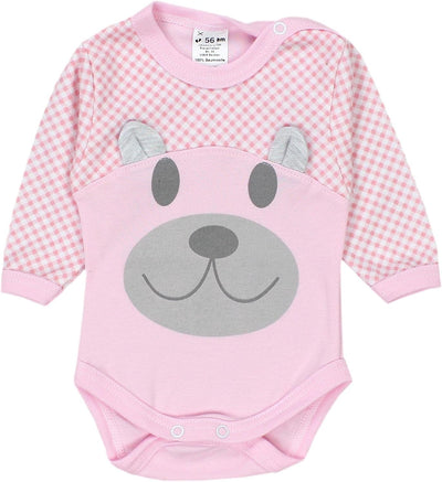 TupTam Baby Bekleidungsset Erstausstattung Mädchen Jungen 7 teilig 62 Bärchen / Rosa, 62 Bärchen / R